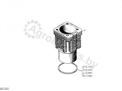 Гильза с уплотнением DEUTZ AG ORIGINAL 04231497AG Вид 2