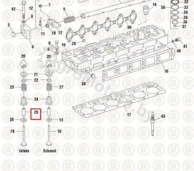 Направляющая клапана NAV1824647C1 Вид 1